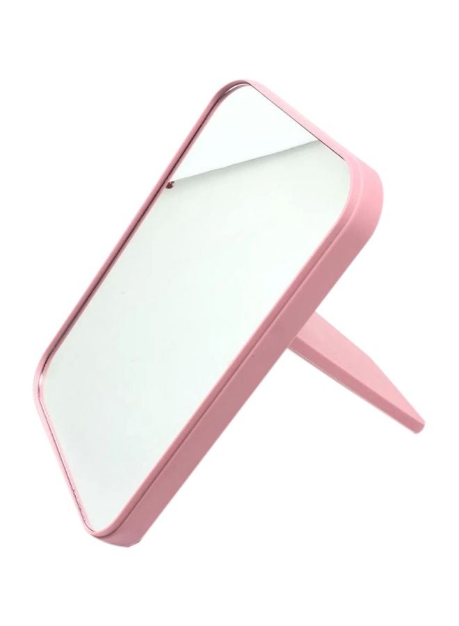 2-In-1 Table And Wall Mirror Pink/Clear 22x15centimeter - Image 1